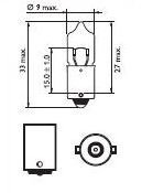 Žiarovka 12V 20W BA9s H20W NARVA