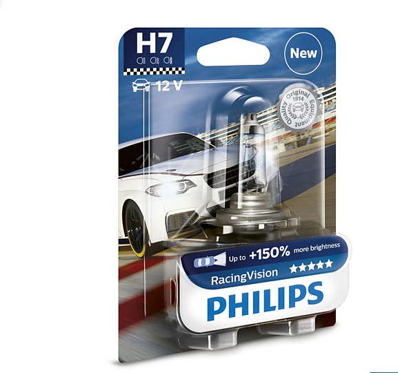 Žiarovka 12V H7 55W PX26d RacingVision1 ks PHILIPS