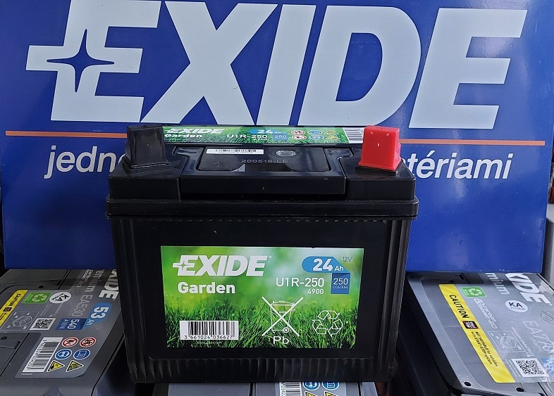 Exide GARDEN 4900 12V 24Ah 250A