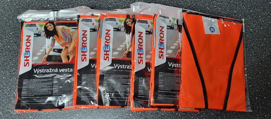 Bezpečnostná vesta oranžová SHERON