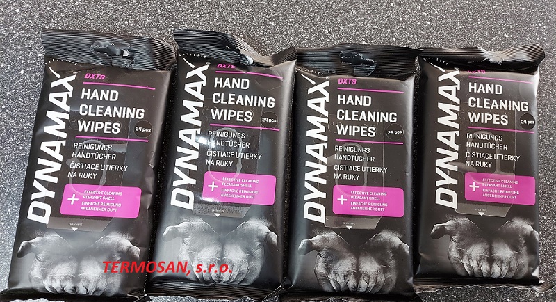DXT9 čistiace utierky na ruky 
