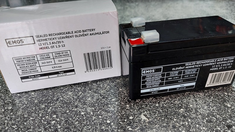 Akumulátor OT1,3-12 (12V-1,3 Ah 20 h) EMOS 