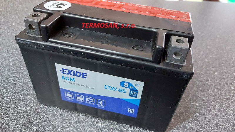 Akumulátor ETX 9-BS 12V 8Ah 120A
