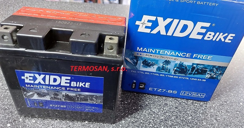 Akumulátor ETZ7-BS 12V 6Ah 