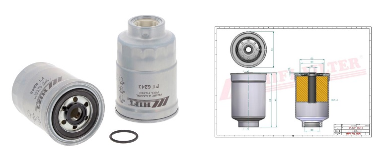 Palivový filter FT6243