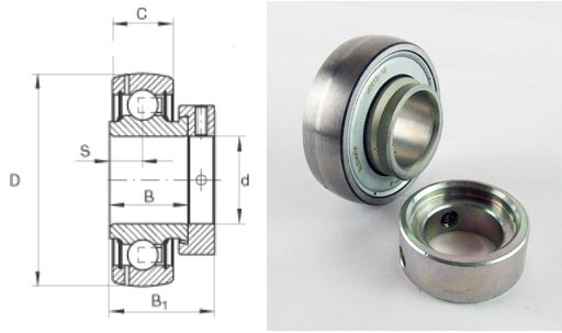 GRAE45 RRB ložisko TIMKEN