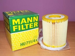 Olejový filter HU711/4x