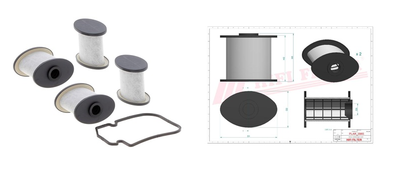 Vzduchový filter KAO7061=C911X-2