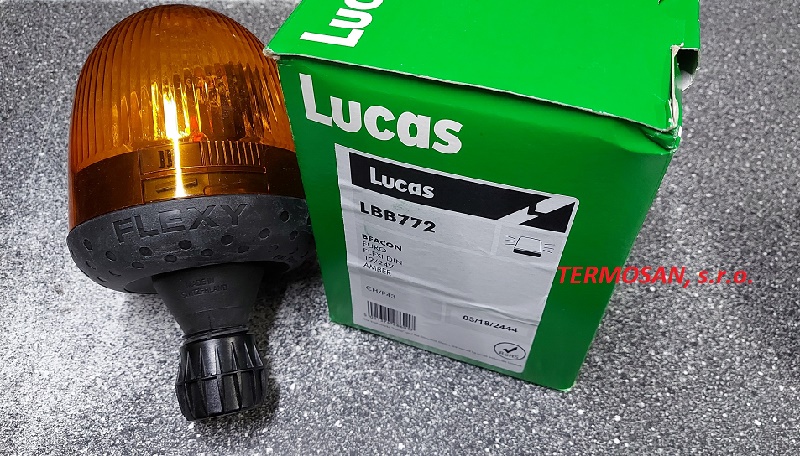 Maják na tyč flexi H1 oranžový Lucas