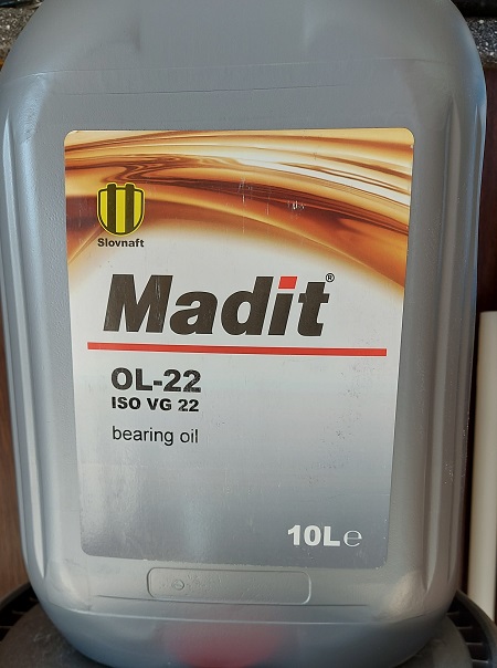 Ložiskový olej OL-22 MADIT (10 L)