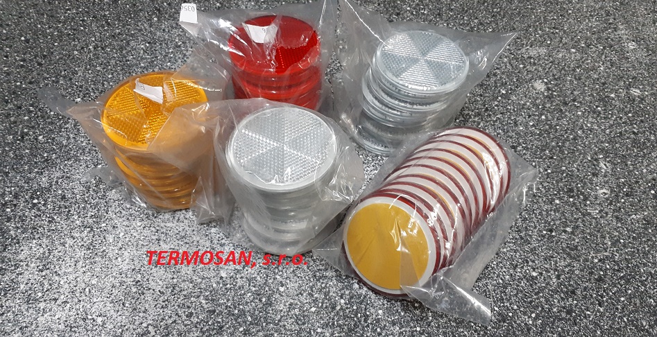 Odrazka biela samolepiaca