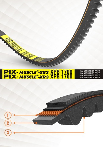Klinový remeň XPB 2500 
