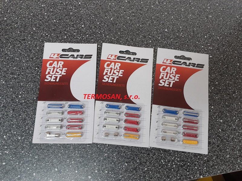 Poistky valcové sada 10ks 4CARS