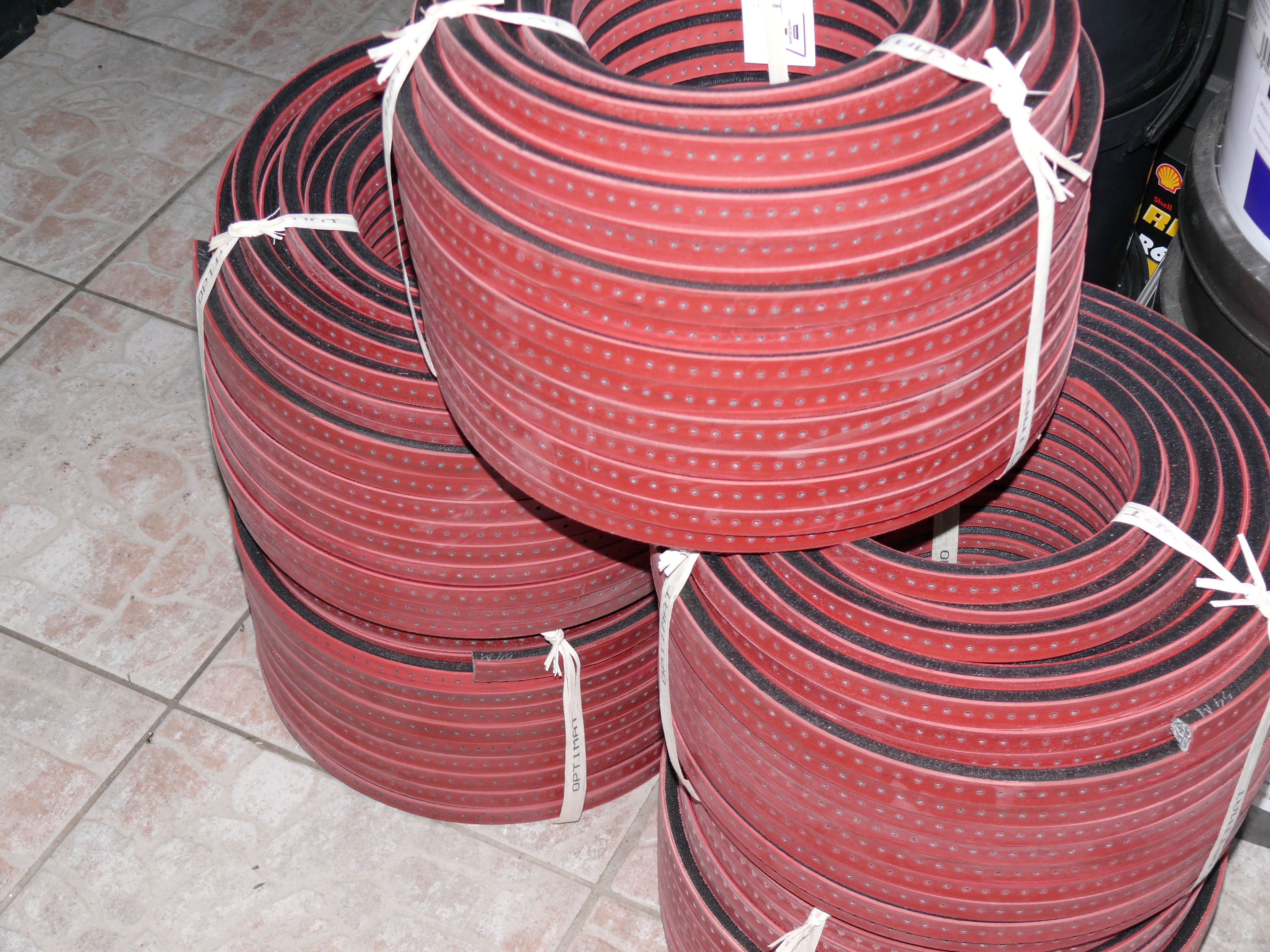 Remeň O-OE 17 Polyester / red