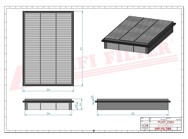 Kabínový filter SC80020 (SG014300-5090)