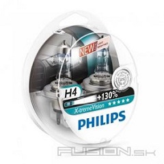 Žiarovka 12V H4 60/55W P43T 2ks+130%