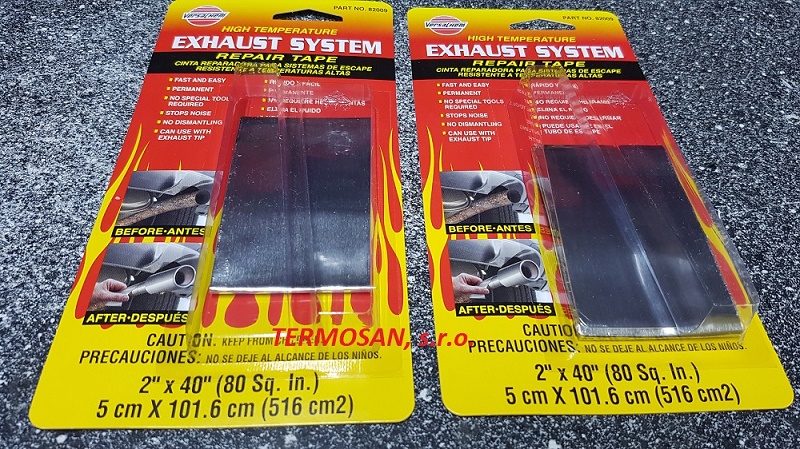 Samolepiaca hliníková bandáž na opravu výfuku