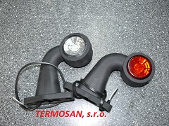 Svetlo obrysové LED - FT-9D uhlové krátke