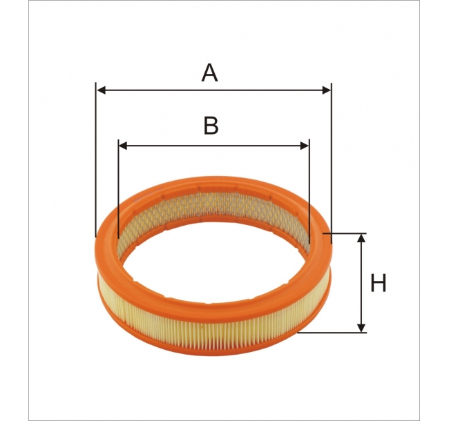 Vzduchový filter WPO034=V36=C2873/1=SA5015