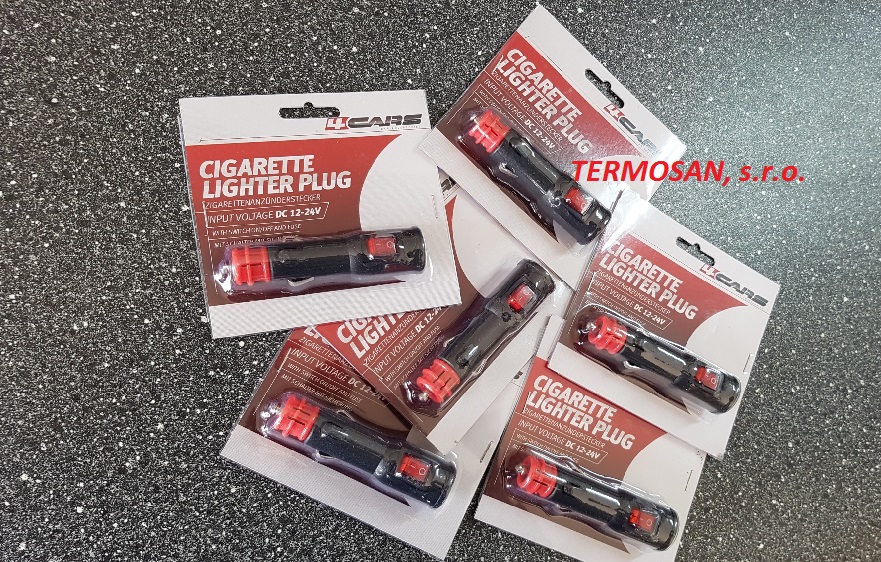 Zástrčka s vypínačom do zapaľovača 12/24V 4CARS