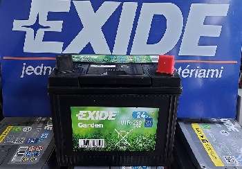 Exide GARDEN 4900 12V 24Ah 250A