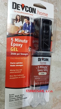 Dvojzložkové epoxy lepidlo 5 minút Gél (25 ml)