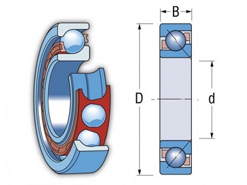 695 2RS (619/5 2RS) ložisko FAG