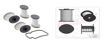 Vzduchový filter KAO7061=C911X-2