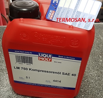 Olej kompresorový LM 750 SAE 40 5L