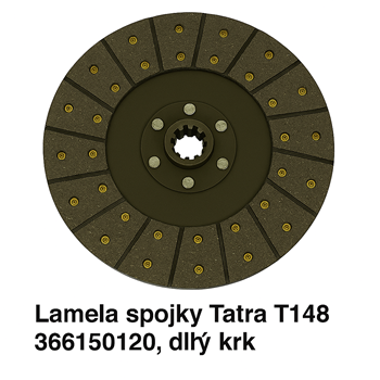 Lamela spojky 366150120 (T148)
