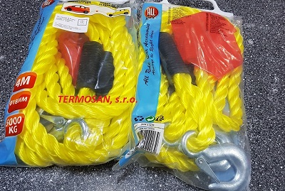 Lano s karabinou do 5t (18 mm - 4,00m) ALL RIDE