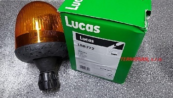 Maják na tyč flexi H1 oranžový Lucas