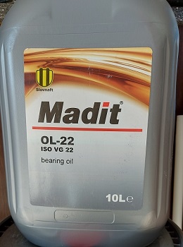 Ložiskový olej OL-22 MADIT (10 L)