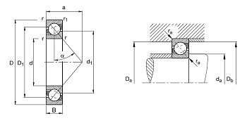 7217 B-XL-TVP ložisko FAG 