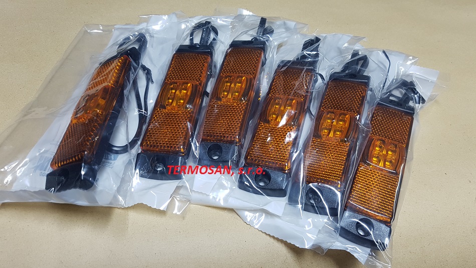 Svetlo obrysové LED - FT-17 - oranžové