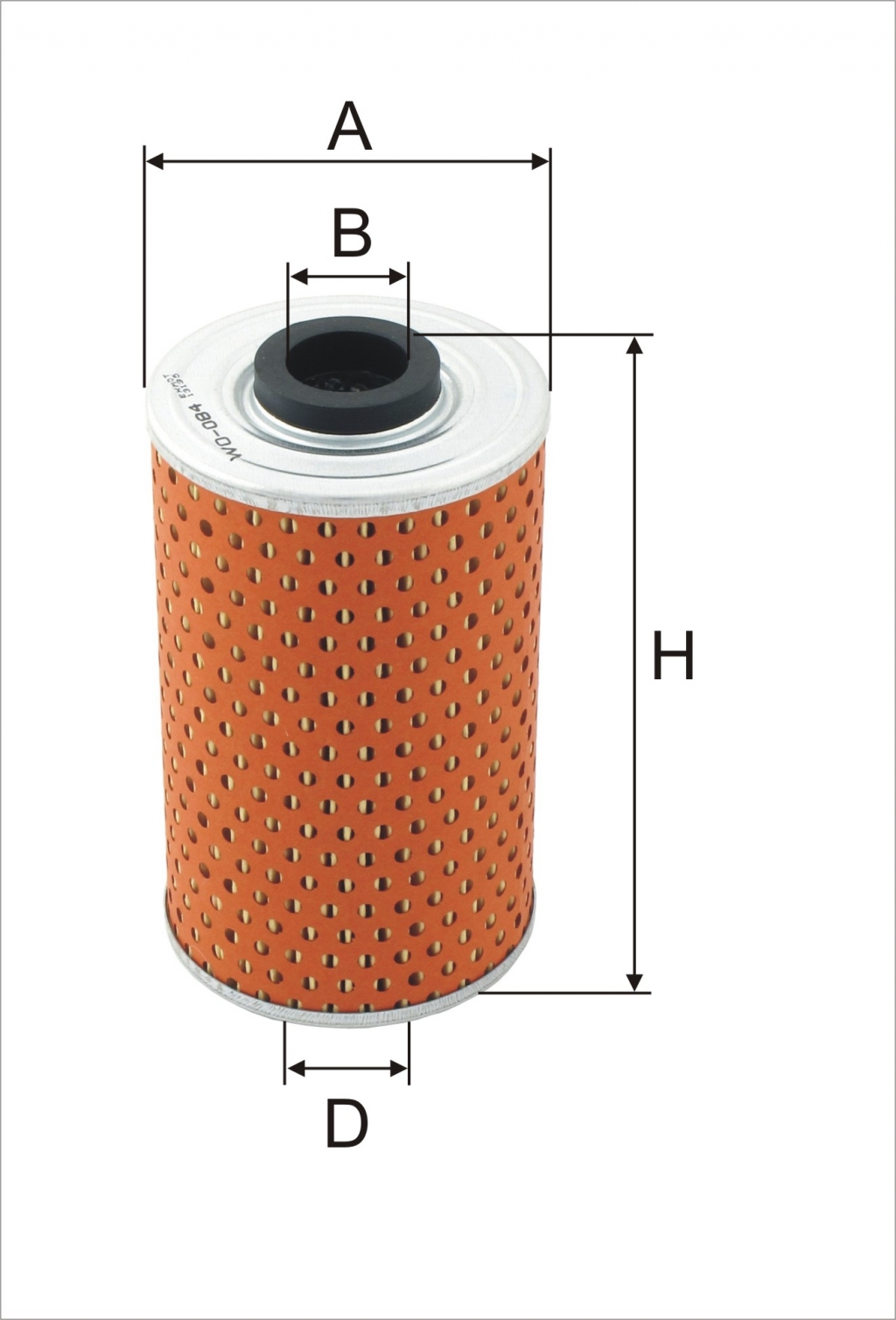 Olejový filter WO084/k=O10