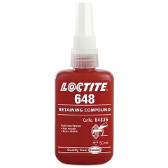 Upevňovač ložísk, púzdier 648/ 50ml tepel.odol.